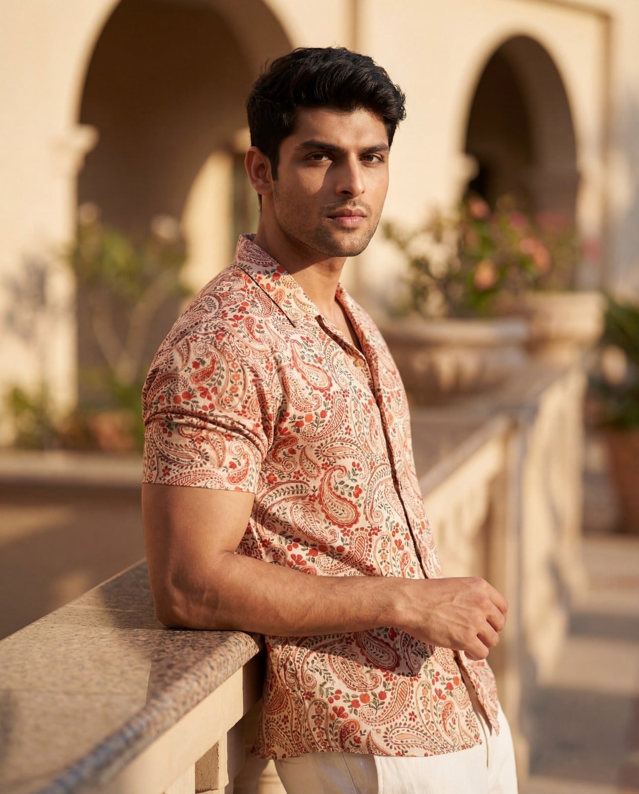 Belezo Signature Vintage Paisley Shirt – Premium Men's Short Sleeve –  Belezo Clothing Sri Lanka