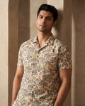 Belezo Signature Botanical Dune Shirt - Sage Edition